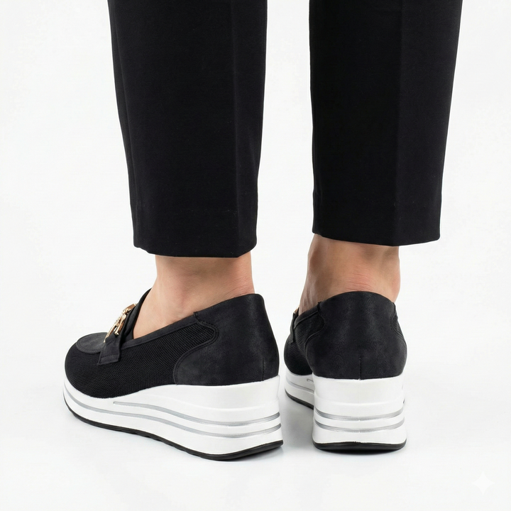 ALLIS | Women's Comfort Wedge Moccasin