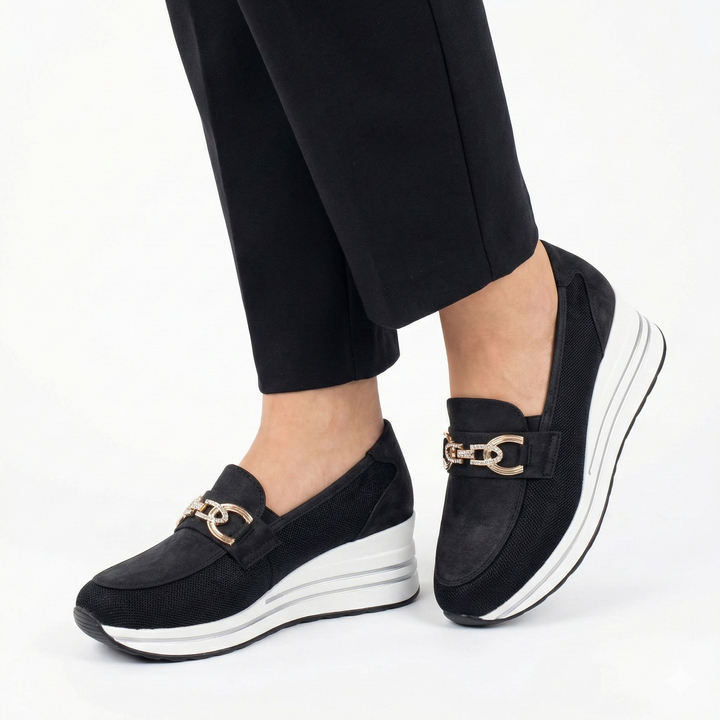 ALLIS | Women's Comfort Wedge Moccasin