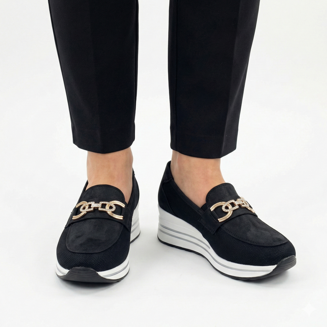 ALLIS | Women's Comfort Wedge Moccasin