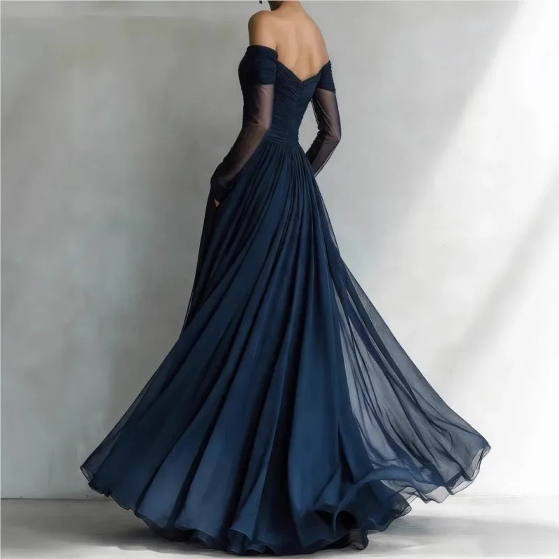 ELEONORA™ | OFF-THE-SHOULDER MAXI DRESS