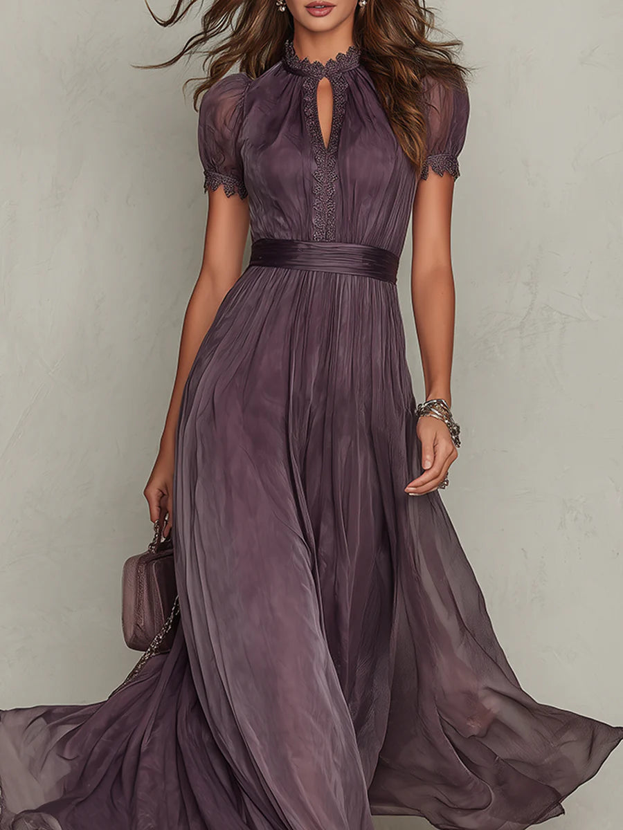 FLAIRE™ | PURPLE MAXI DRESS