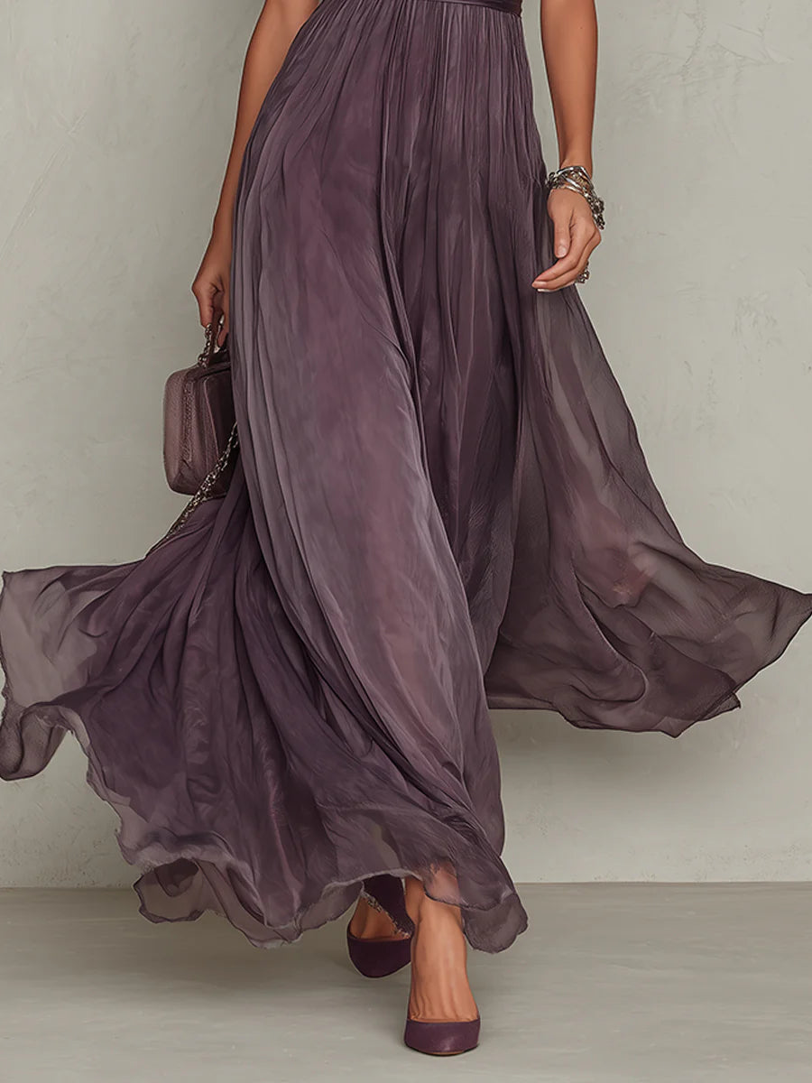 FLAIRE™ | PURPLE MAXI DRESS