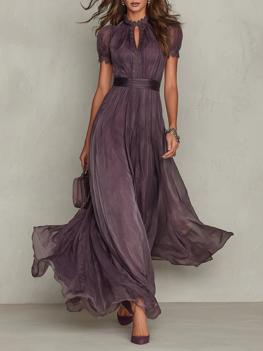 FLAIRE™ | PURPLE MAXI DRESS
