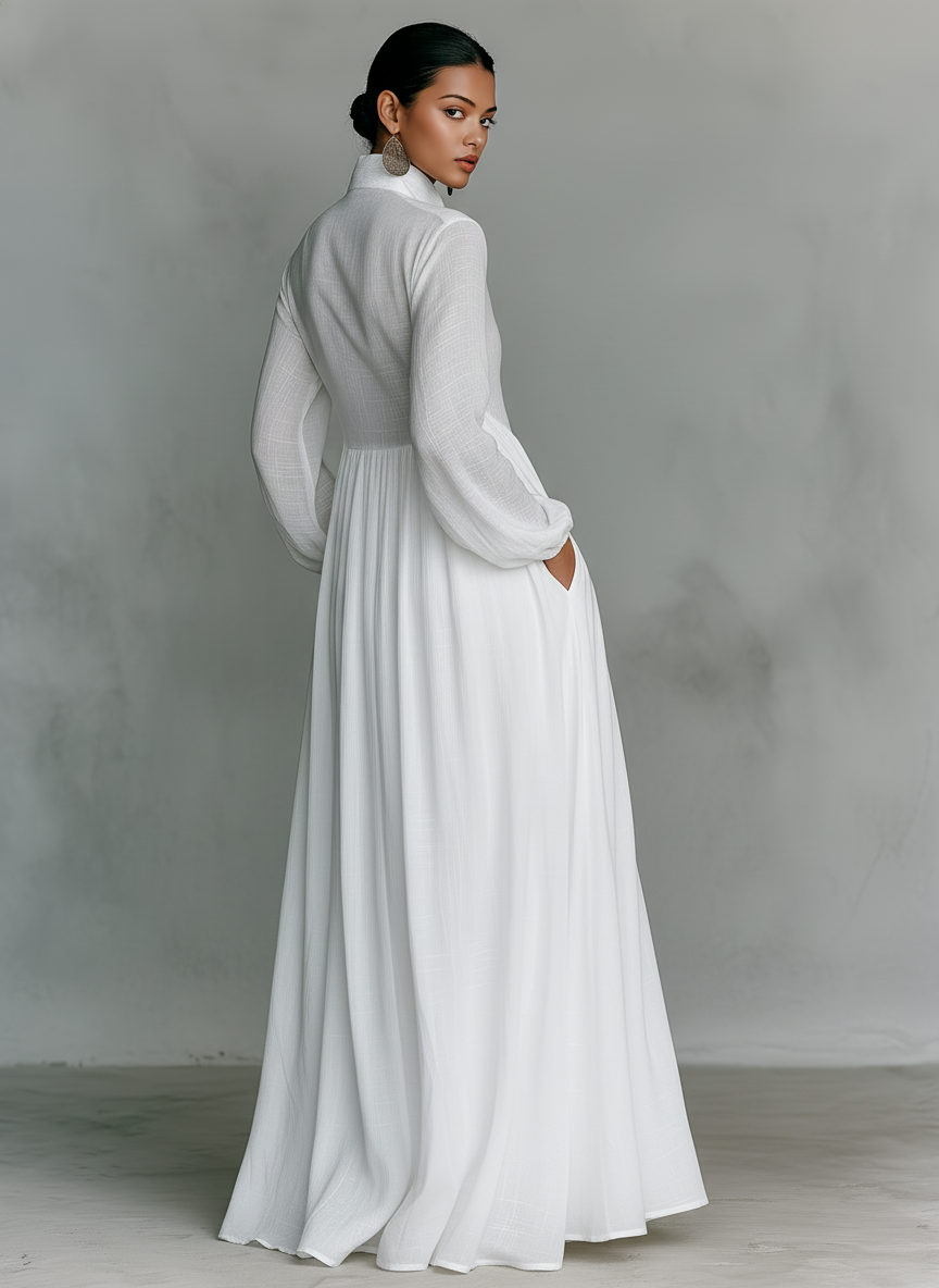 Evy | Long Sleeved Maxi Dress