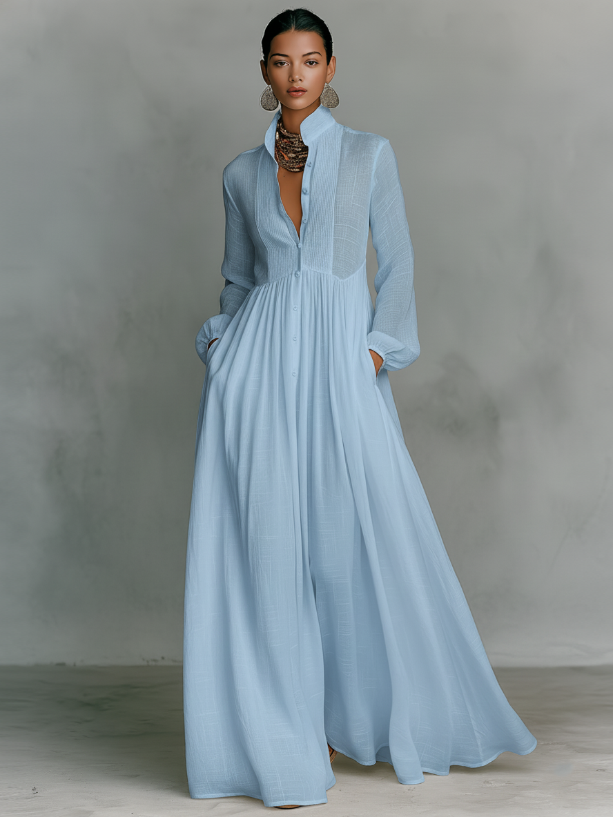 Evy | Long Sleeved Maxi Dress