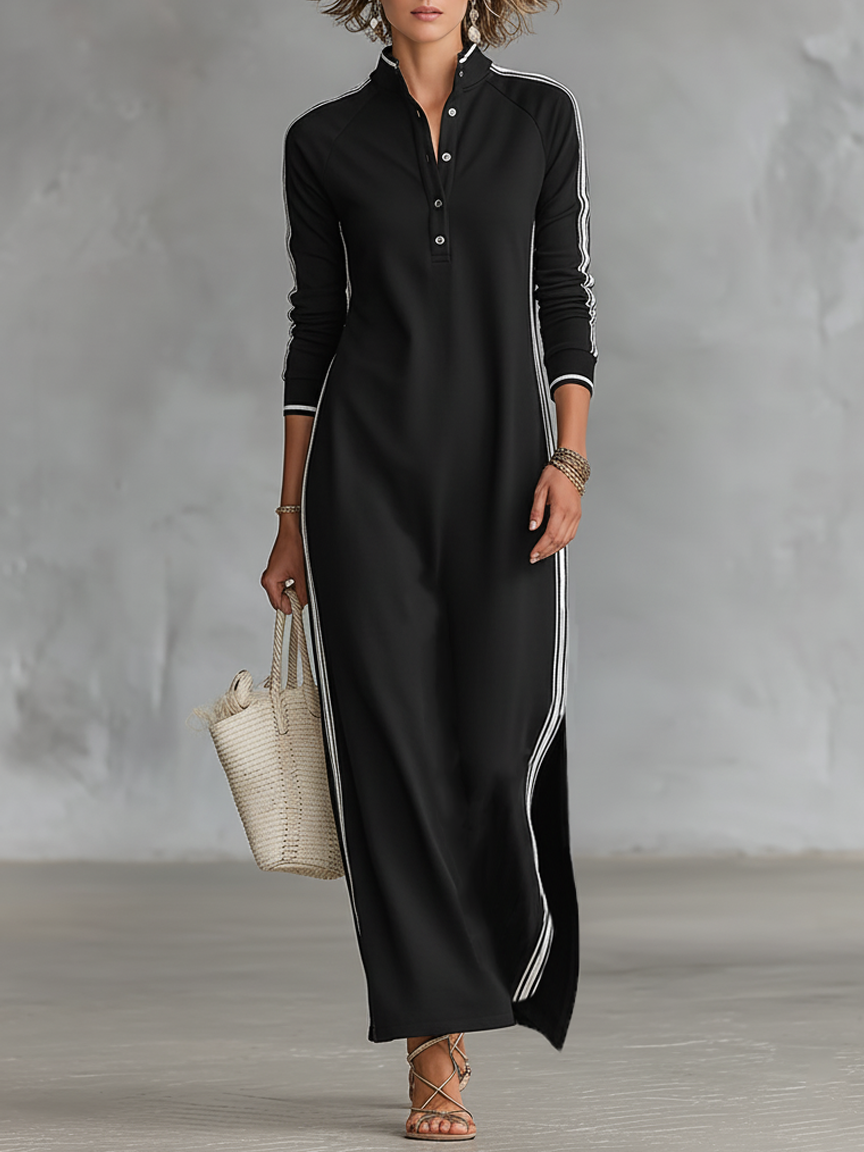 REGGIE | Women's Sweatshirt Maxi Dress