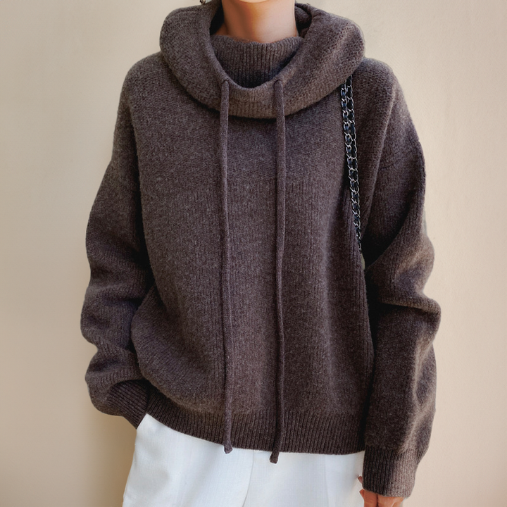 Cloe - Turtleneck sweater in fine merino wool