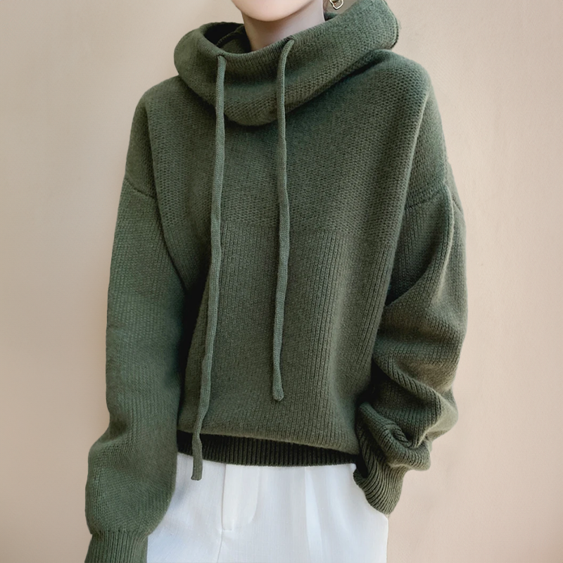 Cloe - Turtleneck sweater in fine merino wool