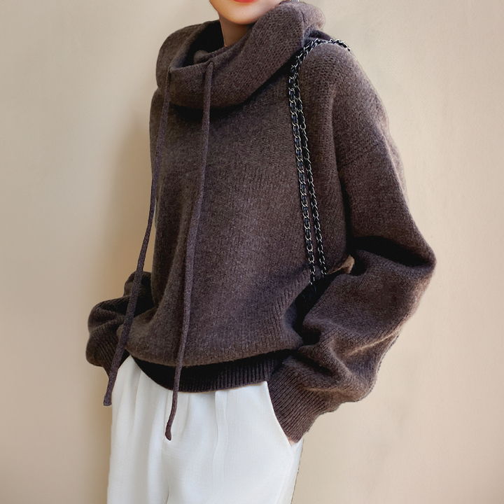 Cloe - Turtleneck sweater in fine merino wool