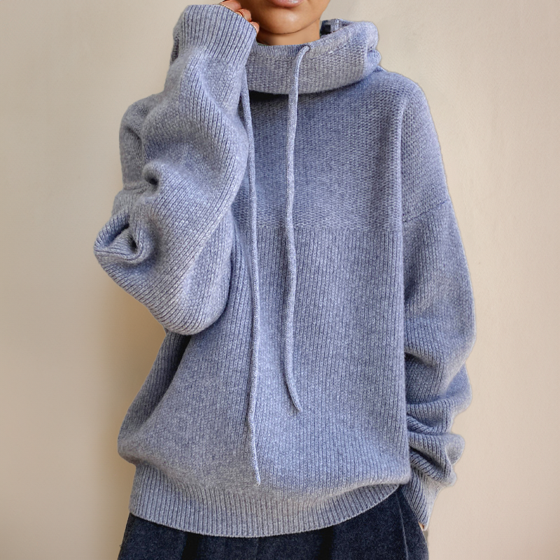 Cloe - Turtleneck sweater in fine merino wool