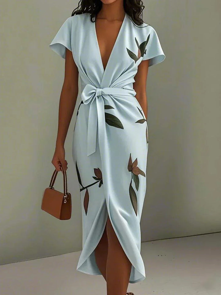 AVERY | Satin Wrap Dress