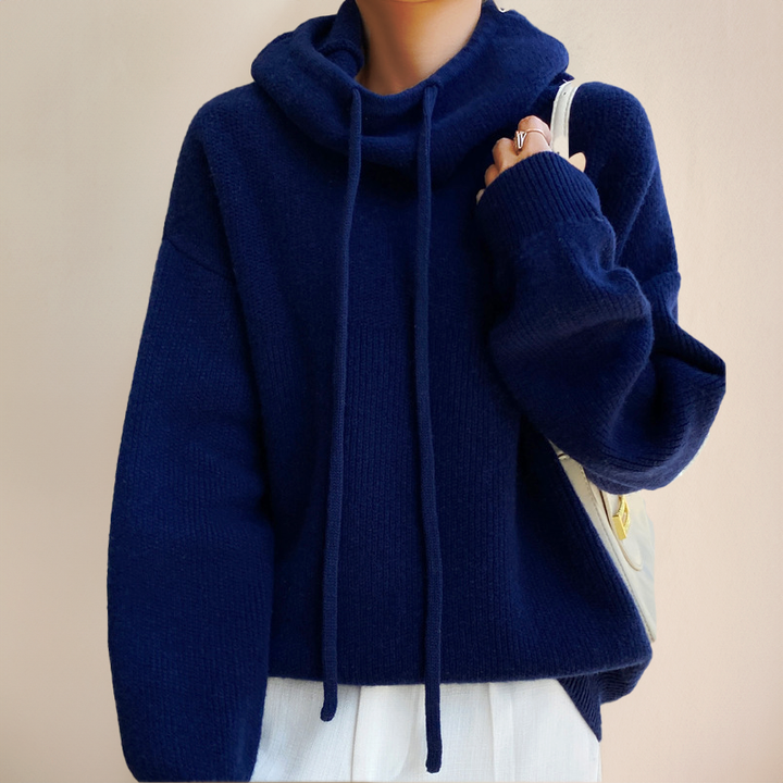 Cloe - Turtleneck sweater in fine merino wool